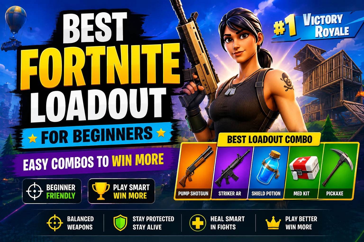 Best Fortnite Loadout for Beginners: Easy Combos to Win More